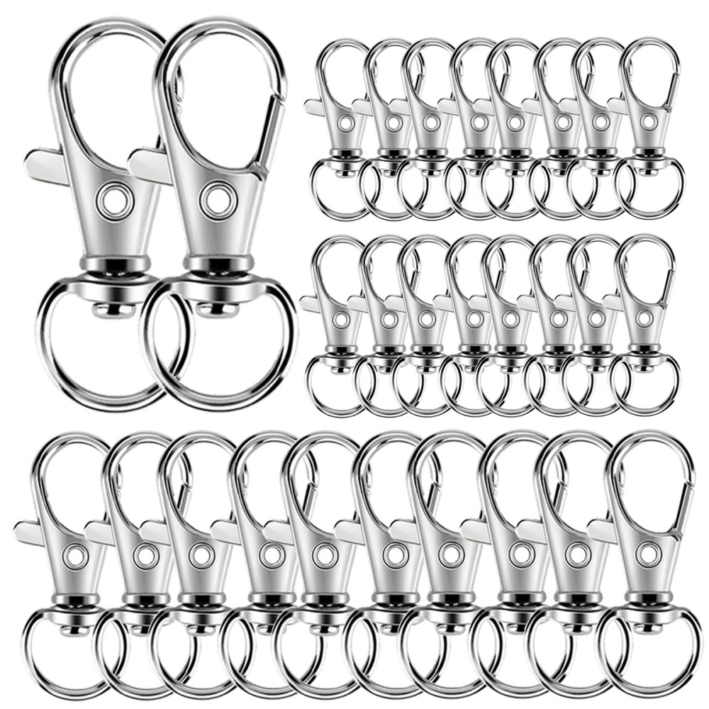 Jewelry Making Kit For Beginners - 25-200 Piezas de Ganchos Giratorios Metálicos,
