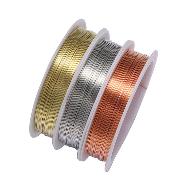 Jewelry Making Yarn - Alambre de cobre resistente de 0,2/0,3/0,4/0,5/0,6/0,8/1mm,