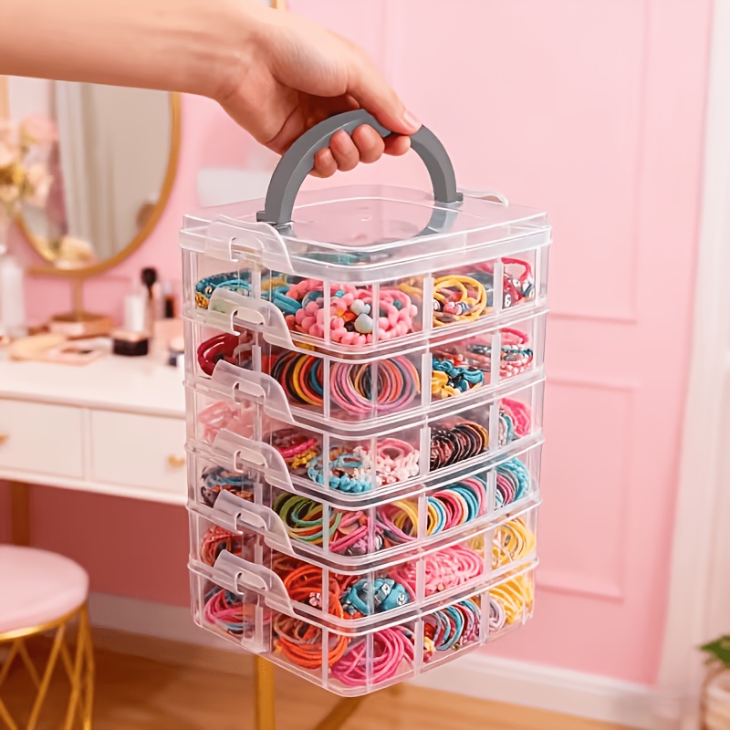 Jewelry Making Store - Caja de almacenamiento transparente de 5