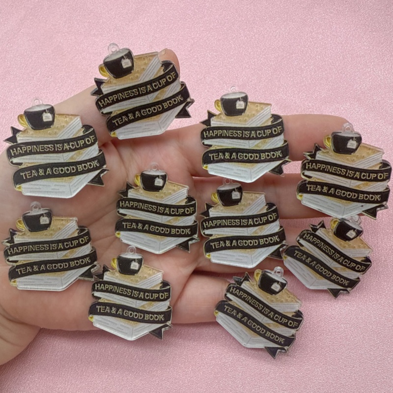 Jewelry Making Quotes - Colgante con cita de café de