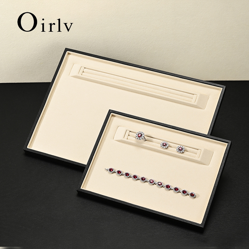 Jewelry Making Organizer - Oirlv Bandeja de joyería de cuero,
