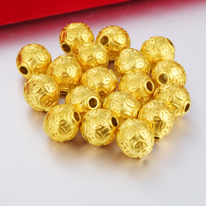 Jewelry Making Vietnam - Pixiu-Cuentas de transferencia chapadas en oro