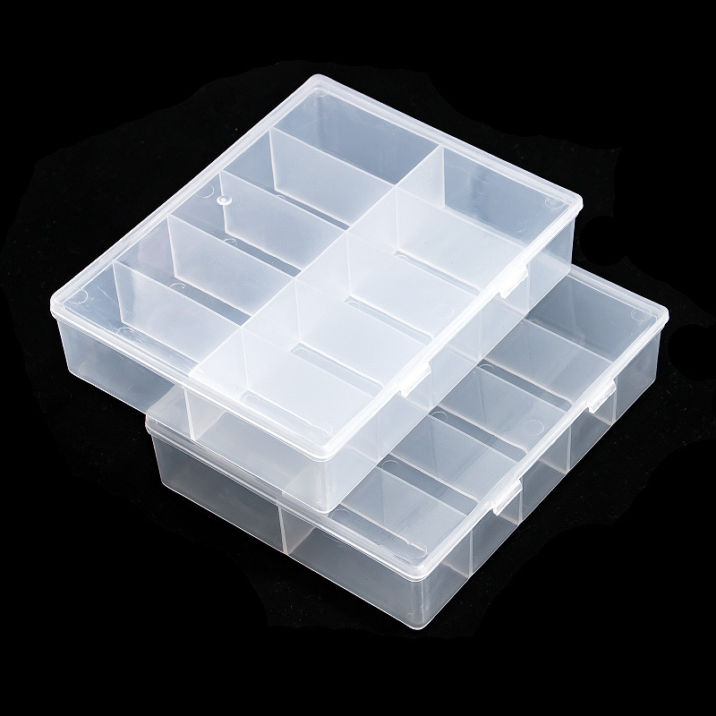 Jewelry Making Organizer Box - Caja de almacenamiento transparente vacía con