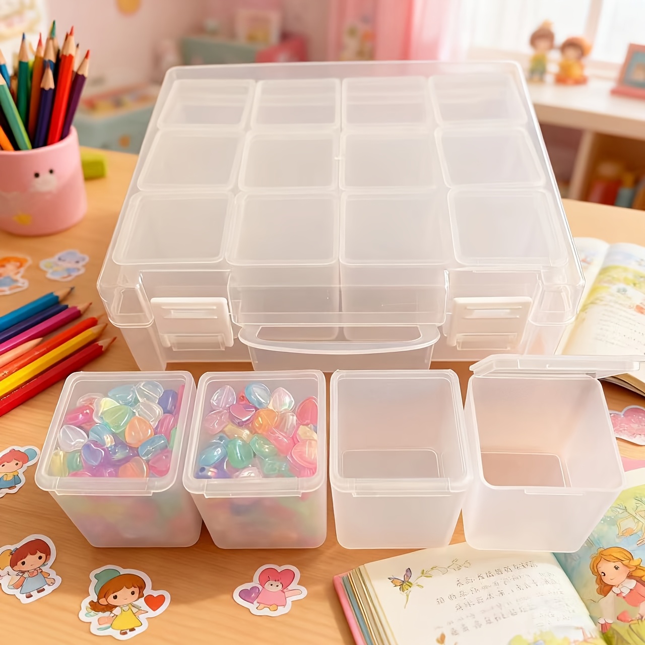 Jewelry Making Organizer - Juego de Cajas de Almacenamiento de