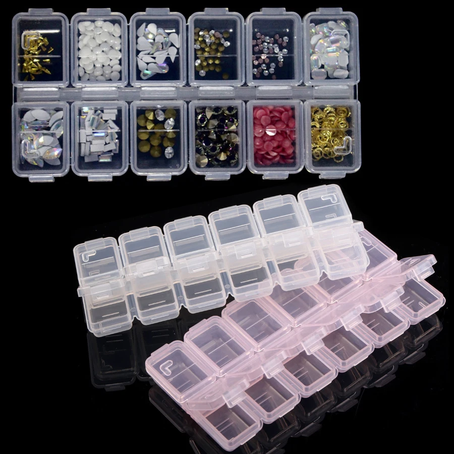 Jewelry Making Organizer Box - Caja Organizadora de Plástico con 12