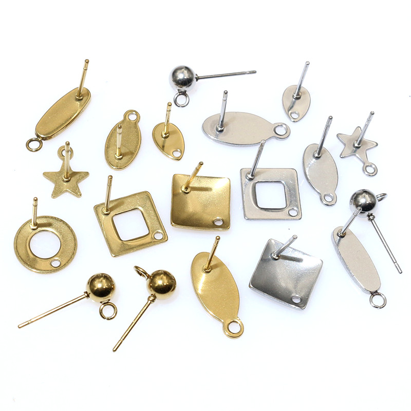 Jewelry Making Factory - 20 piezas de acero inoxidable, pendientes