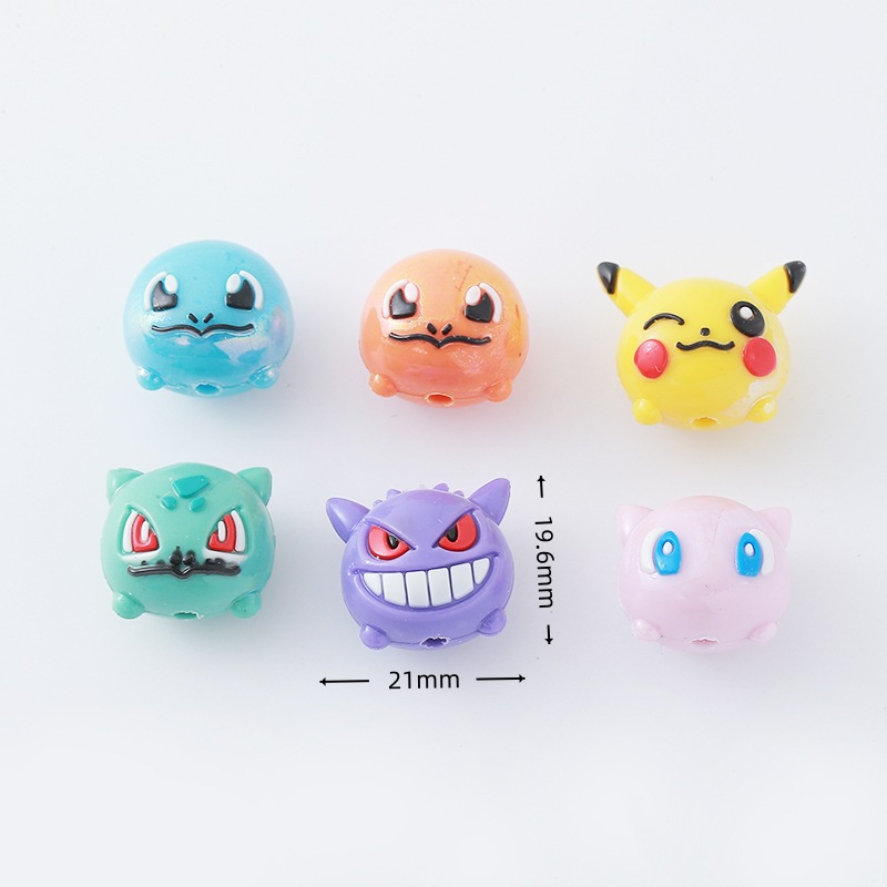 12 piezas Pokémon: Cuentas de  - Jewelry Making With Resin reseña y precio