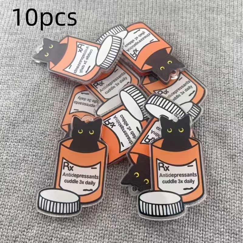 10 piezas de colgantes de acrí - Jewelry Making Party reseña y precio