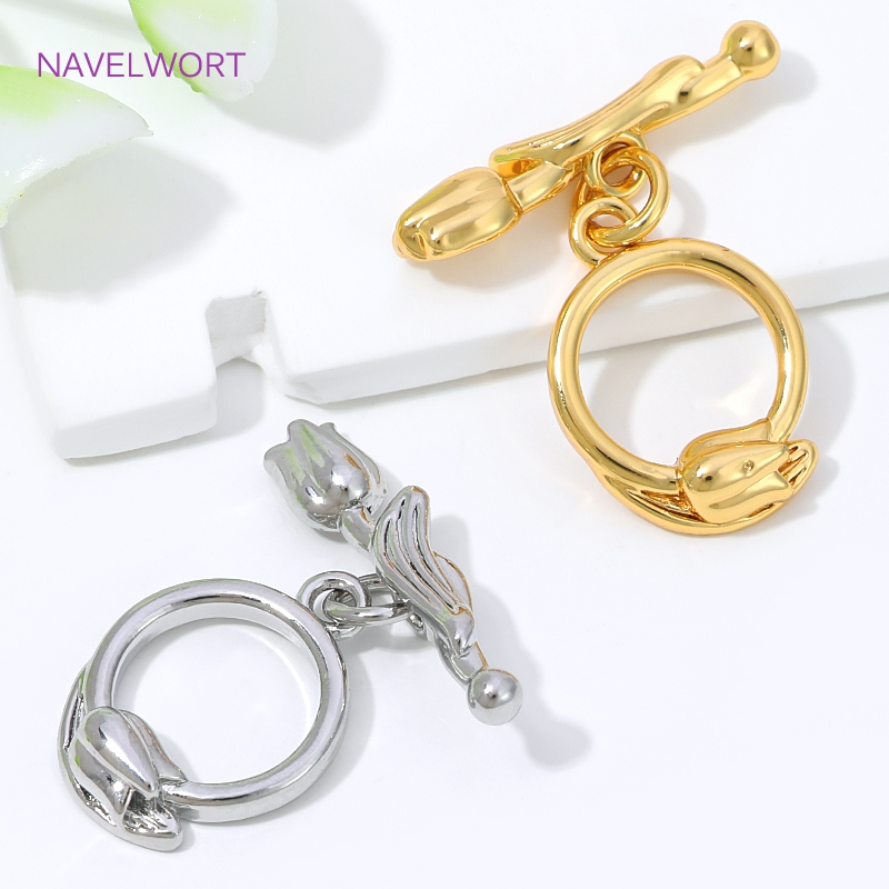 Conectores de cierre de palanc - Toggle Clasp Gold reseña y precio