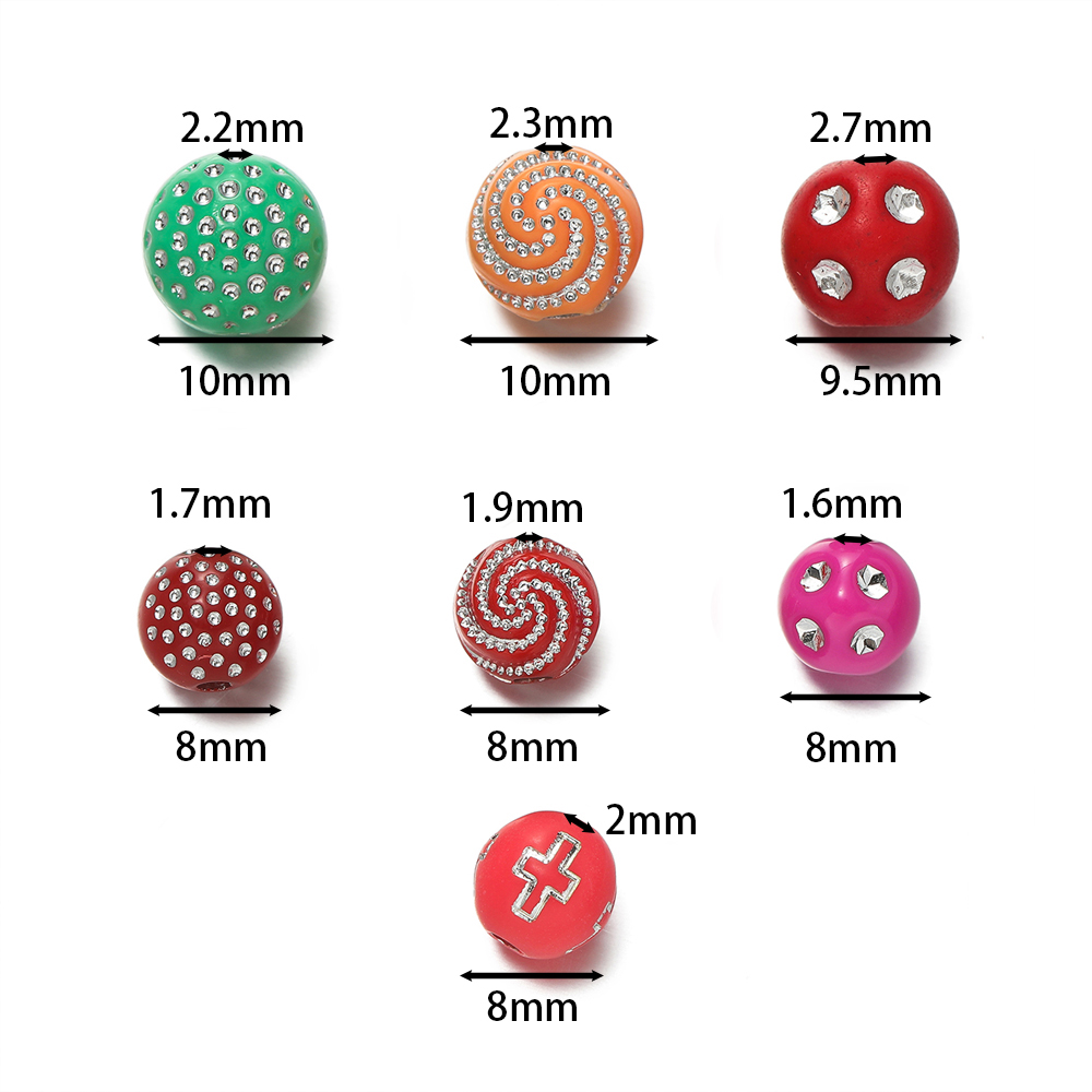 50/100 Uds. Cuentas acrílicas  - Crystal Bead Mix reseña y precio