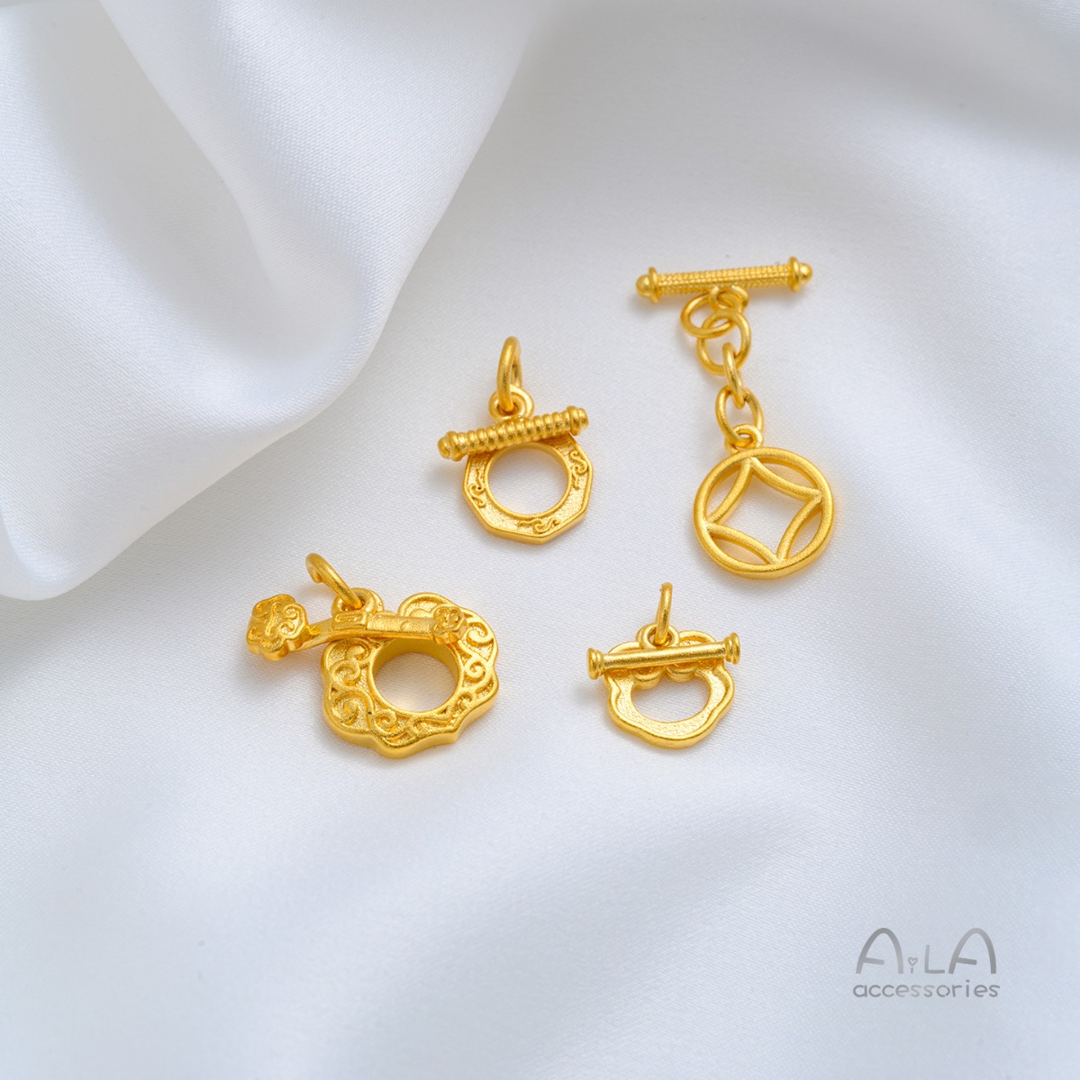 Cierre de palanca OT de latón  - Toggle Clasp Gold reseña y precio