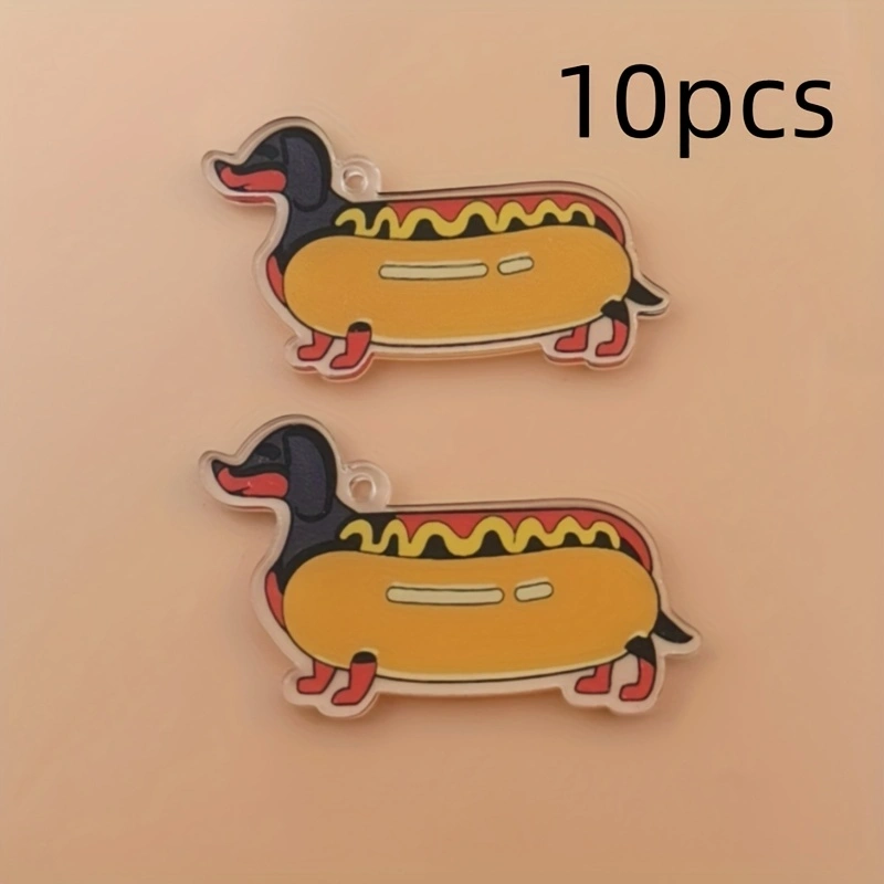 10 piezas de acrílico 2D con f - Jewelry Making Party reseña y precio