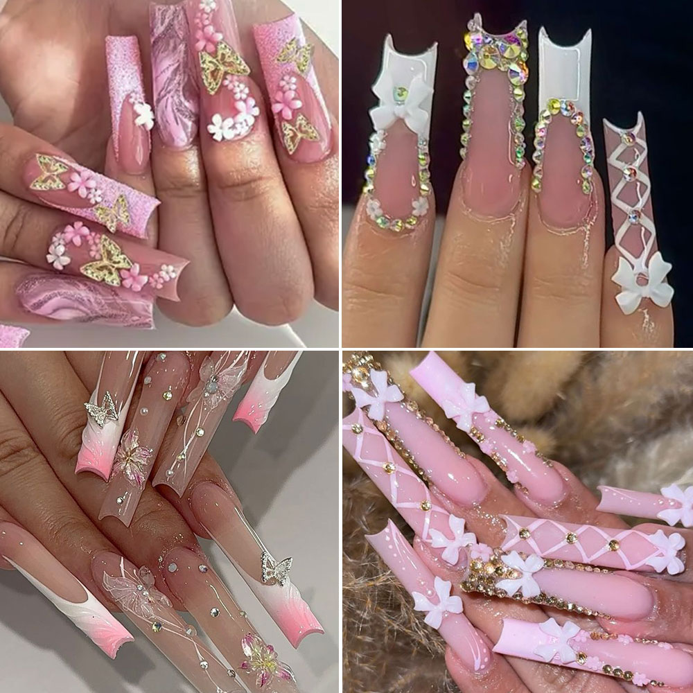 12 rejillas, lazo rosa y blanc - Crystal Bead Mix reseña y precio
