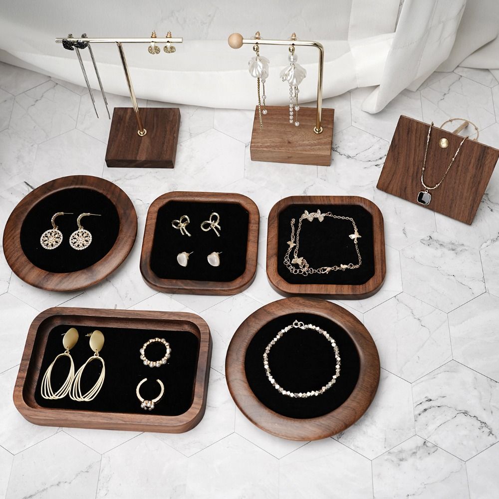 Bandeja de anillos de madera d - Jewelry Making Organizer reseña y precio