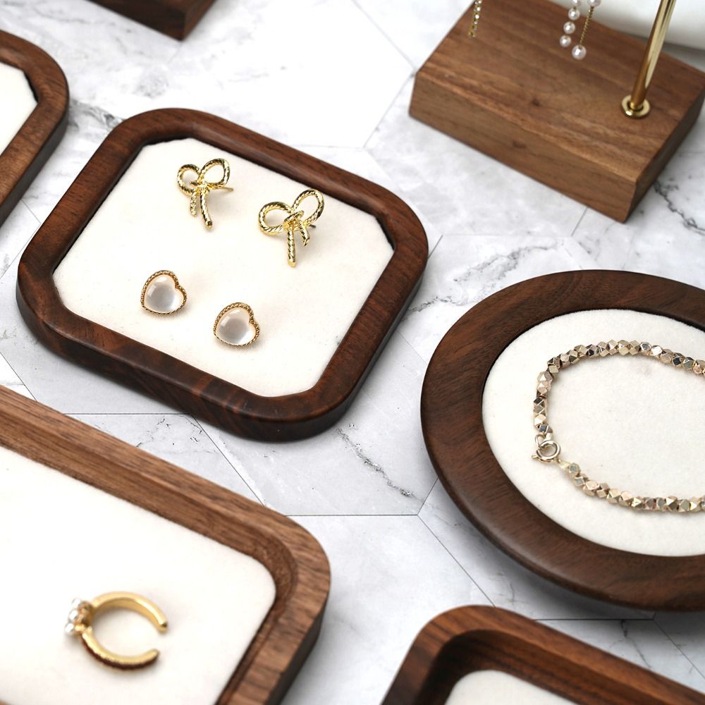 Bandeja de anillos de madera d - Jewelry Making Organizer reseña y precio