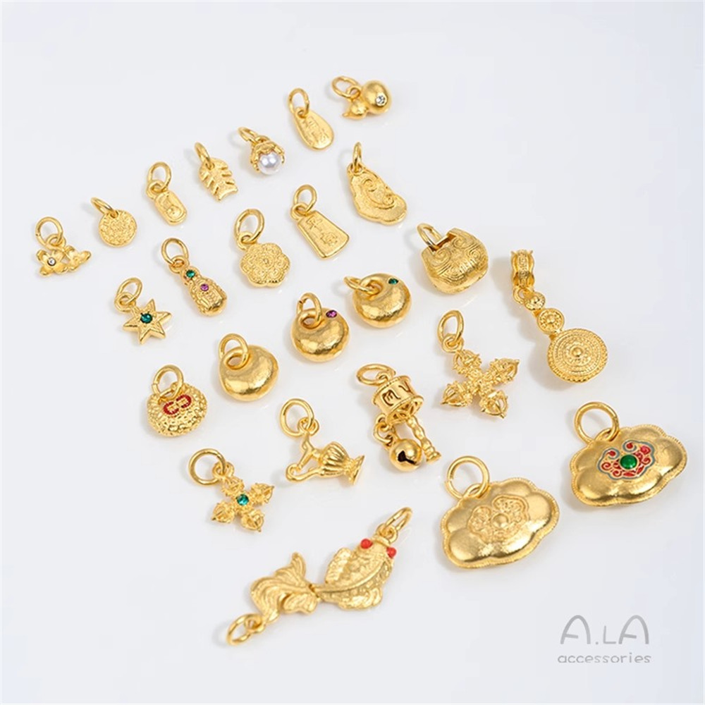 Colgantes de Oro de Arena de V - Jewelry Making Vietnam reseña y precio