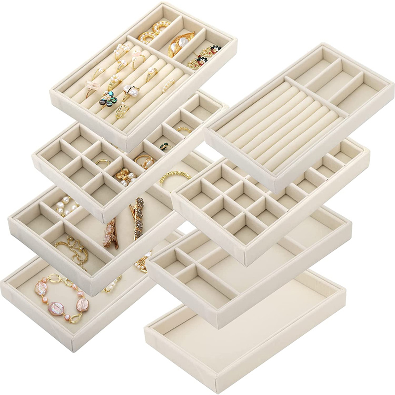 Bandeja de joyería de terciope - Jewelry Making Organizer reseña y precio