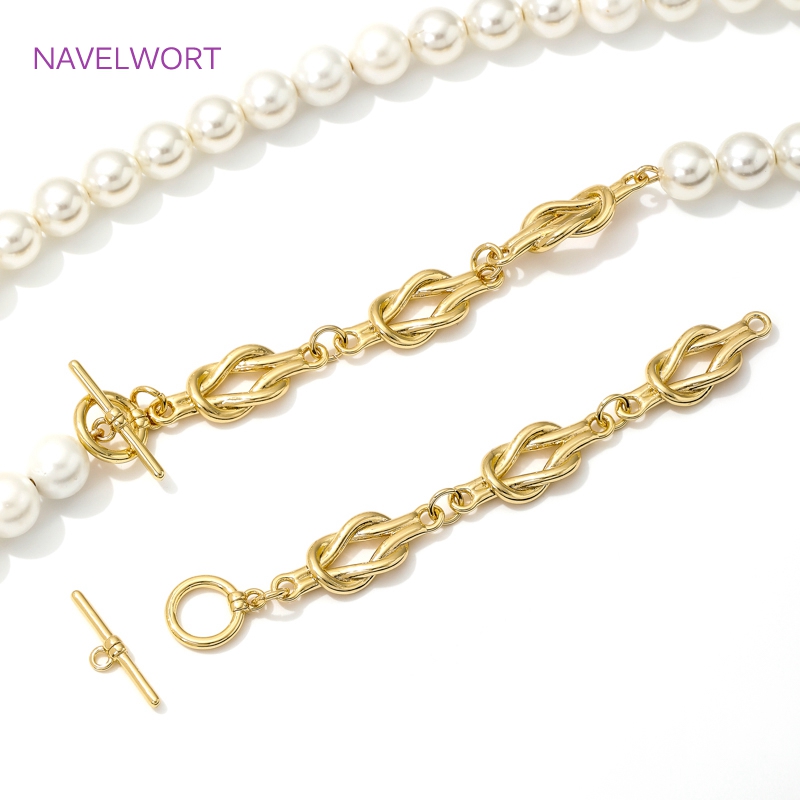 Cierres OT chapados en oro de  - Toggle Clasp Gold reseña y precio