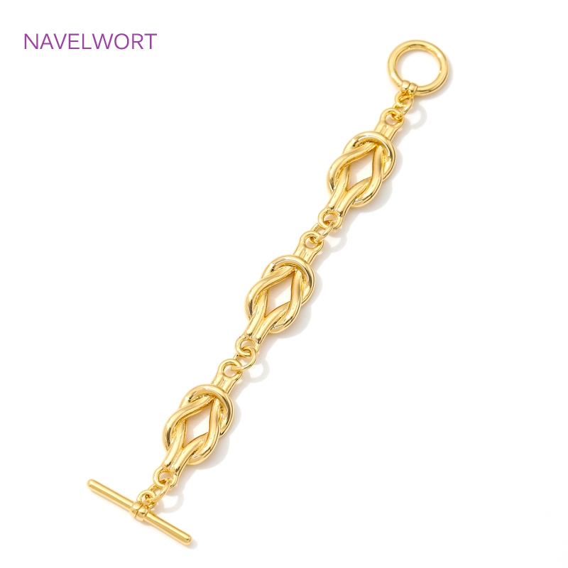 Cierres OT chapados en oro de  - Toggle Clasp Gold reseña y precio