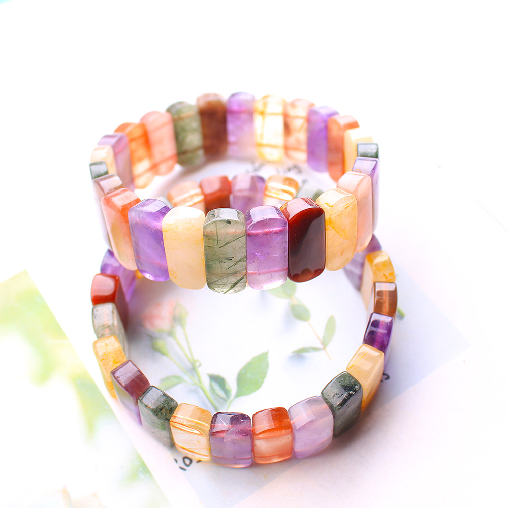Pulsera de cuentas rectangular - Crystal Bead Mix reseña y precio