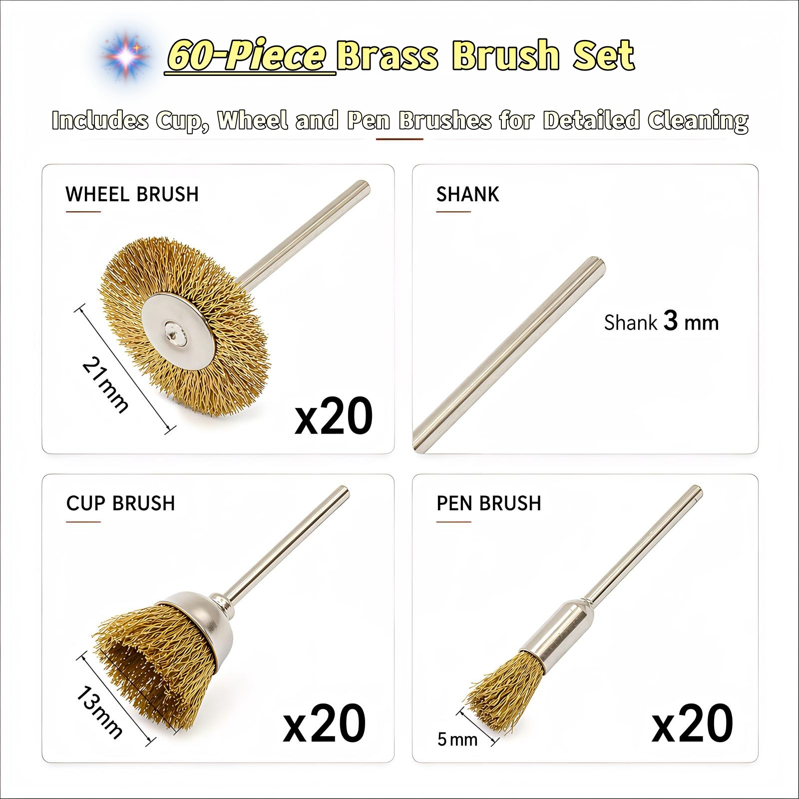 Juego de 60 cepillos de alambr - Jewelry Making Wire reseña y precio