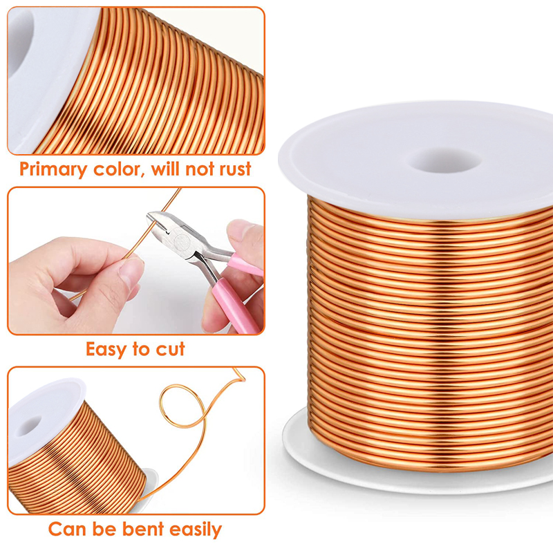 1-3 rollos de alambre de cobre - Jewelry Making Wire reseña y precio