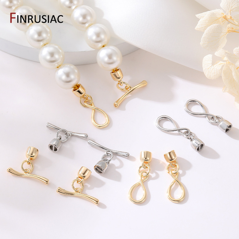 Cierres de palanca OT con símb - Toggle Clasp Gold reseña y precio