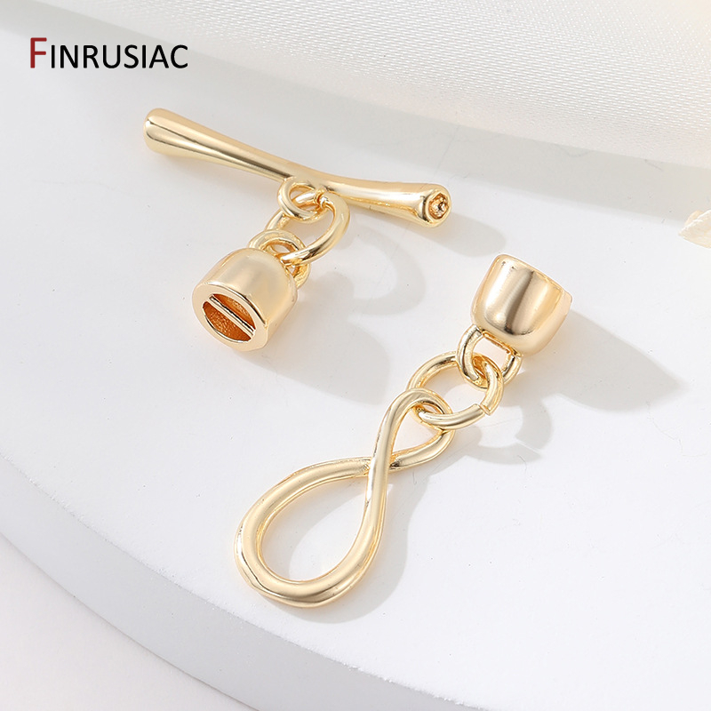 Cierres de palanca OT con símb - Toggle Clasp Gold reseña y precio