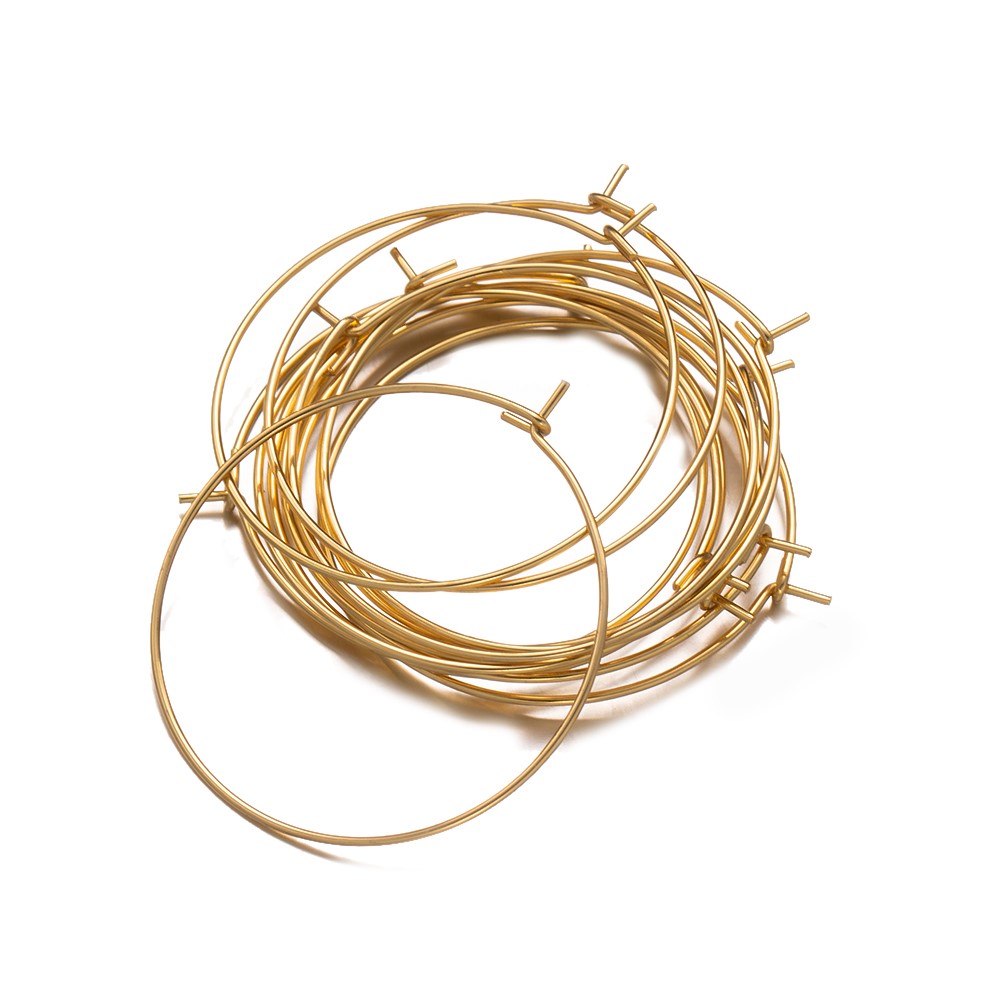 50 Piezas de Aros de Acero Ino - Jewelry Making Wire reseña y precio
