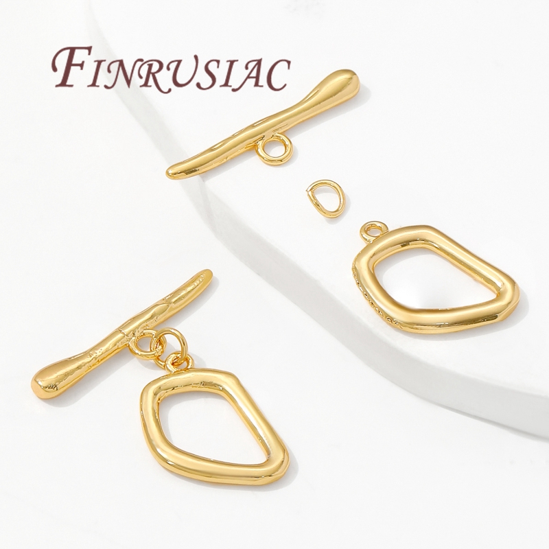 Cierres de palanca chapados en - Toggle Clasp Gold reseña y precio