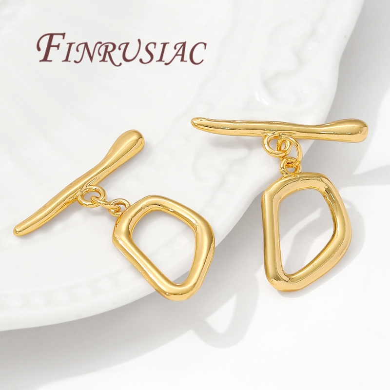Cierres de palanca chapados en - Toggle Clasp Gold reseña y precio