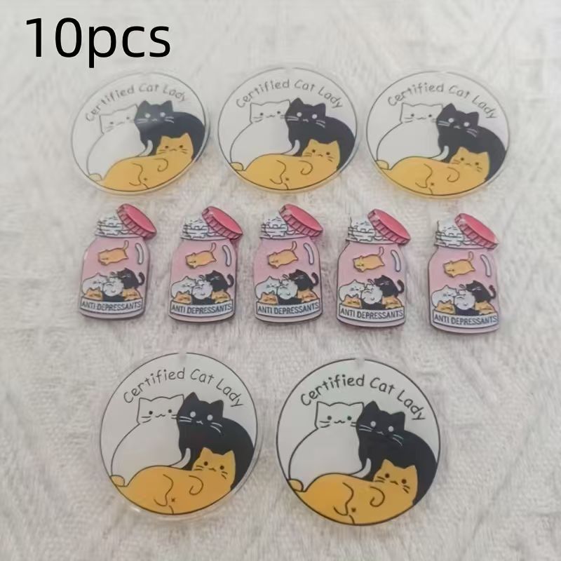 10 piezas de colgantes acrílic - Jewelry Making Party reseña y precio