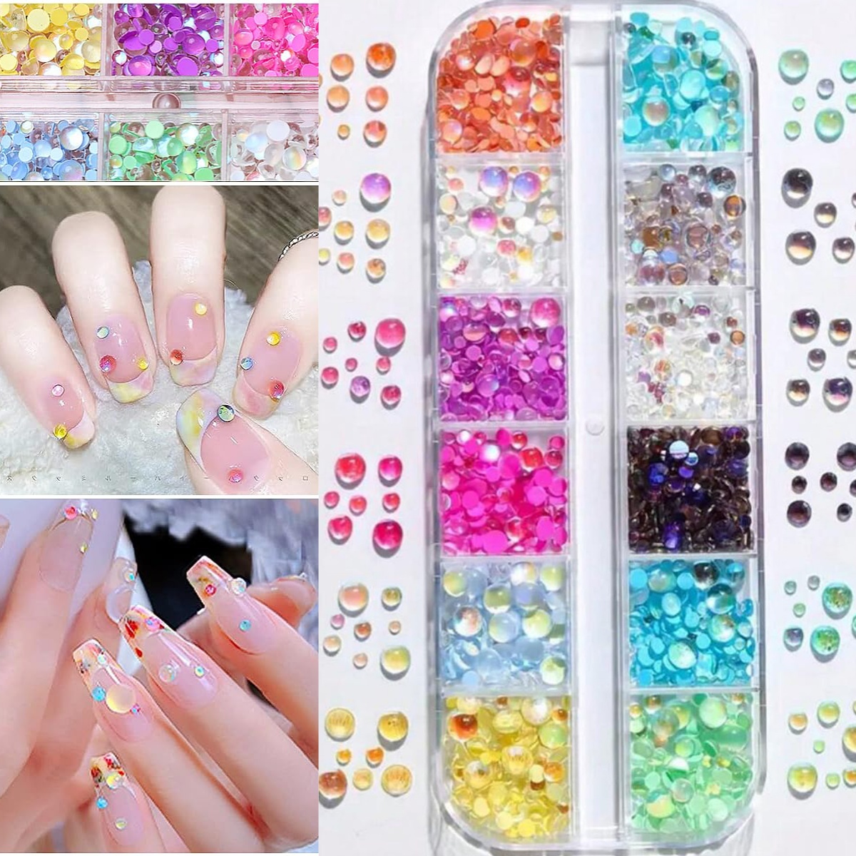 1 caja de cuentas redondas de  - Crystal Bead Mix reseña y precio