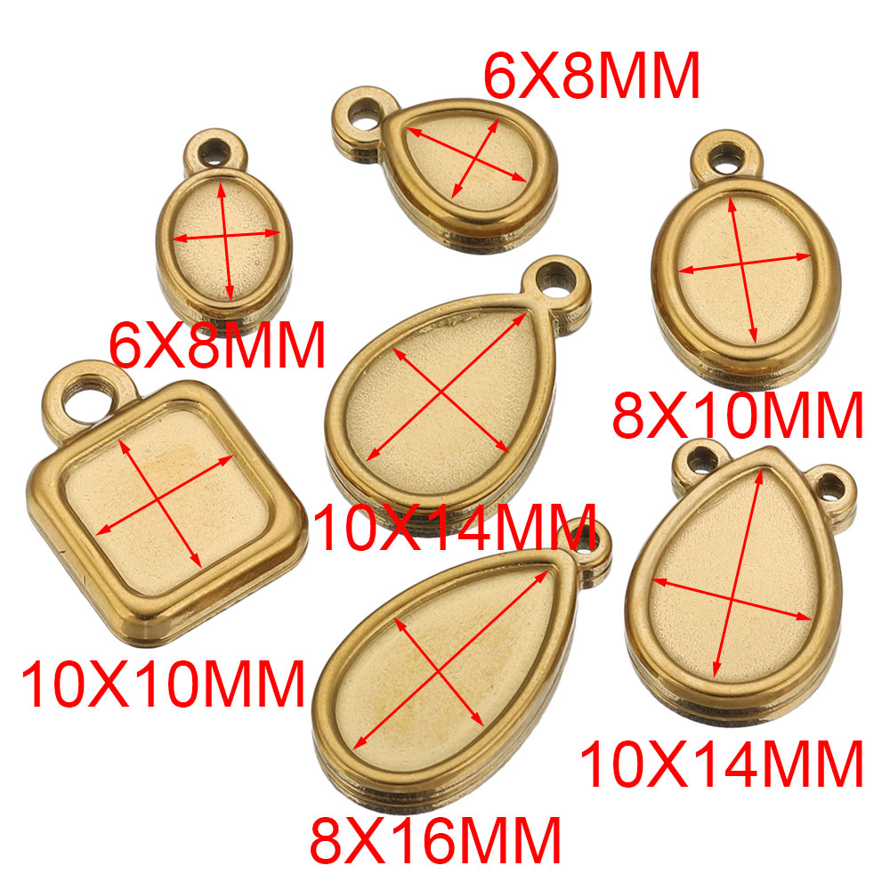5 piezas de acero inoxidable,  - Jewelry Making With Resin reseña y precio