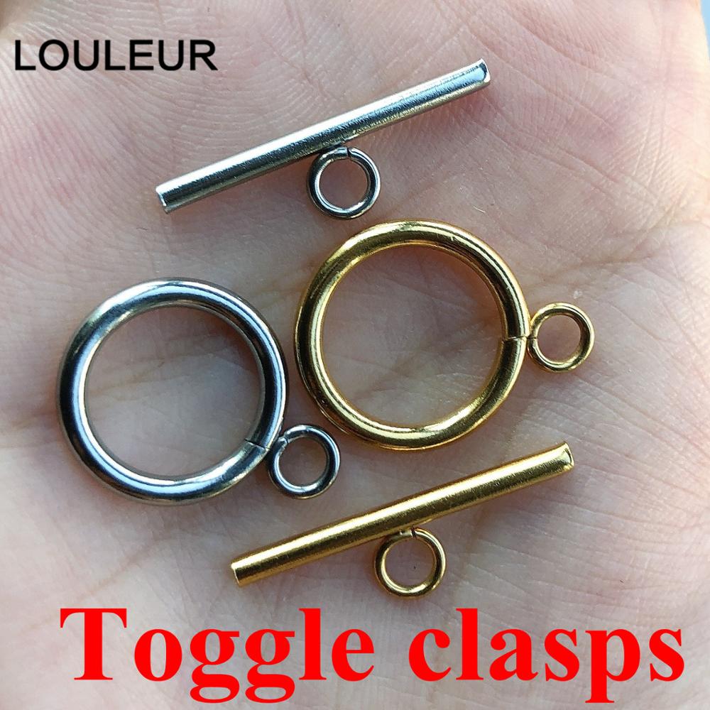 Cierres OT de acero inoxidable - Toggle Clasp Gold reseña y precio