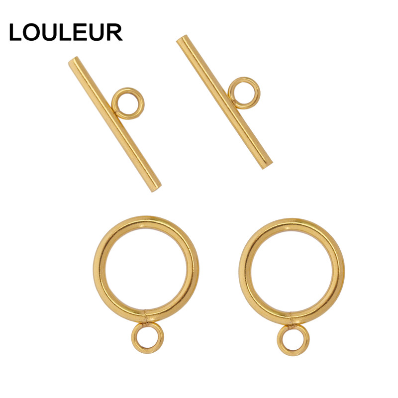 Cierres OT de acero inoxidable - Toggle Clasp Gold reseña y precio