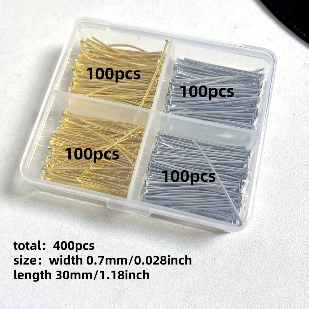 400 Piezas de Alfileres de Cab - Jewelry Making Organizer Box reseña y precio