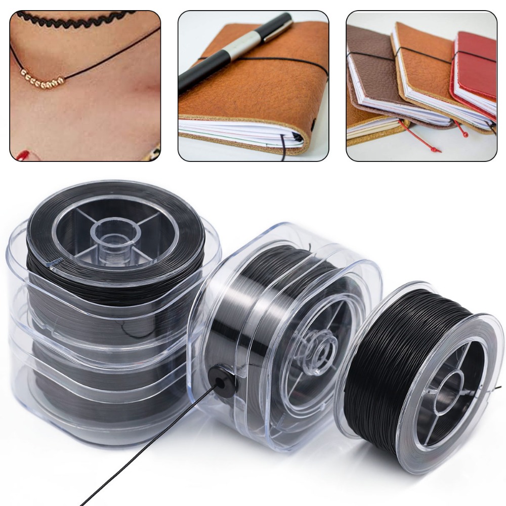 Cordón Elástico Negro de 0.5-1 - Jewelry Making Yarn reseña y precio