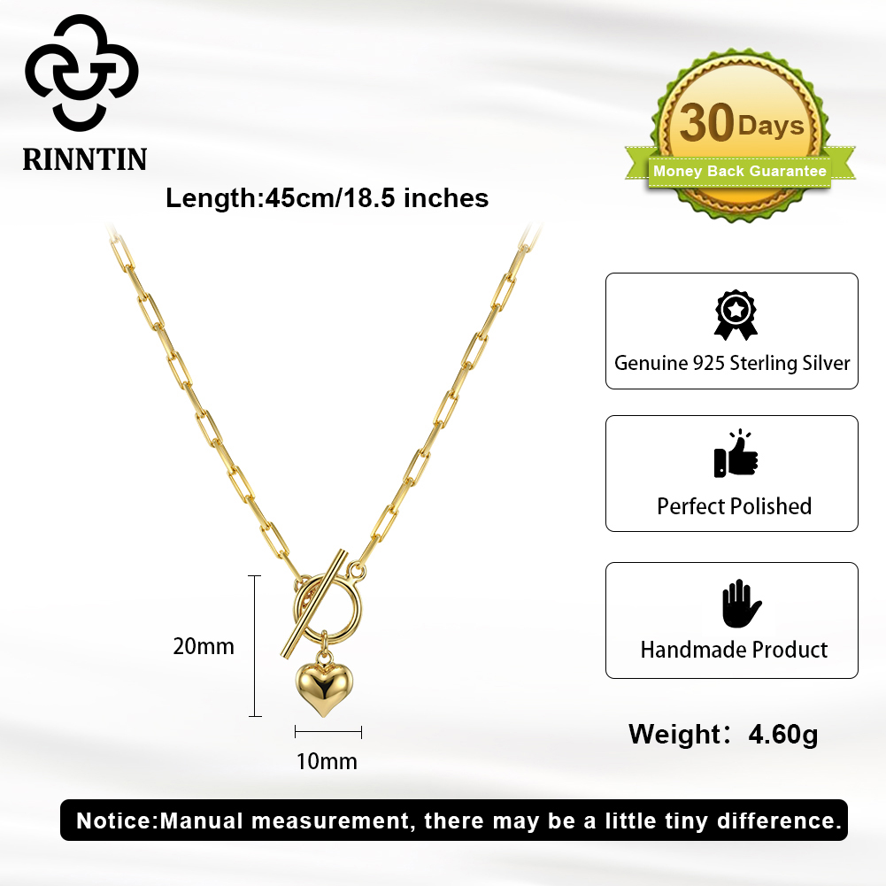 Collar con Colgante de Corazón - Toggle Clasp Gold reseña y precio