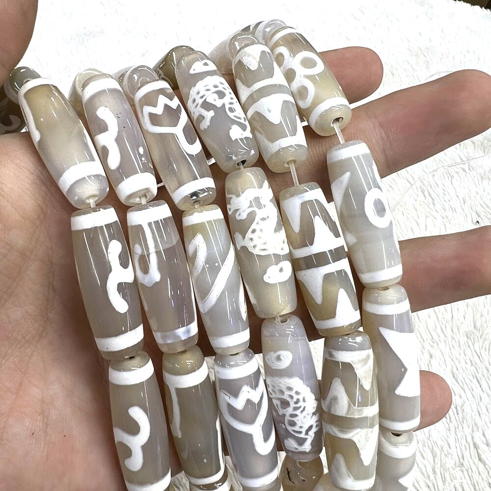 30mm blanco Tibentan 12 patron - Jewelry Making Store reseña y precio