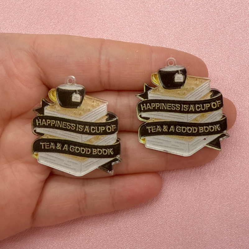 Colgante con cita de café de l - Jewelry Making Quotes reseña y precio