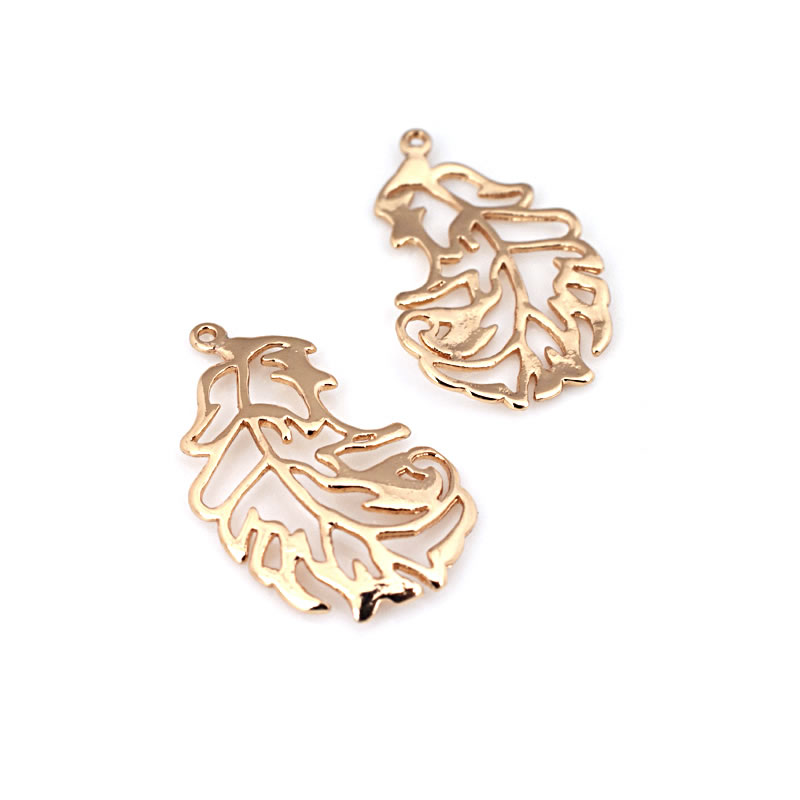 Dijes de Pluma en Latón Color  - Jewelry Making Store reseña y precio