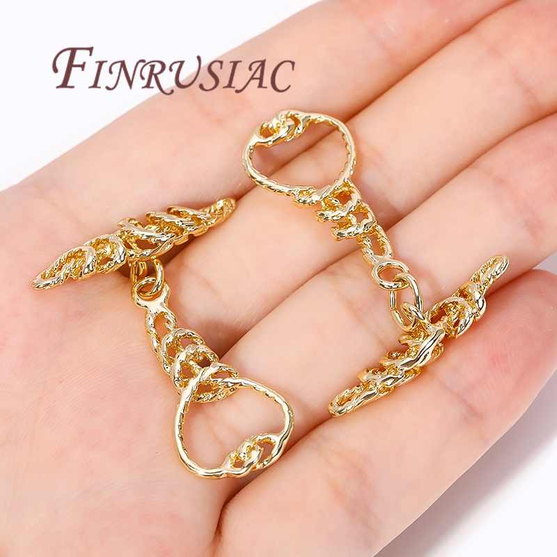 Cierre de palanca OT chapado e - Toggle Clasp Gold reseña y precio