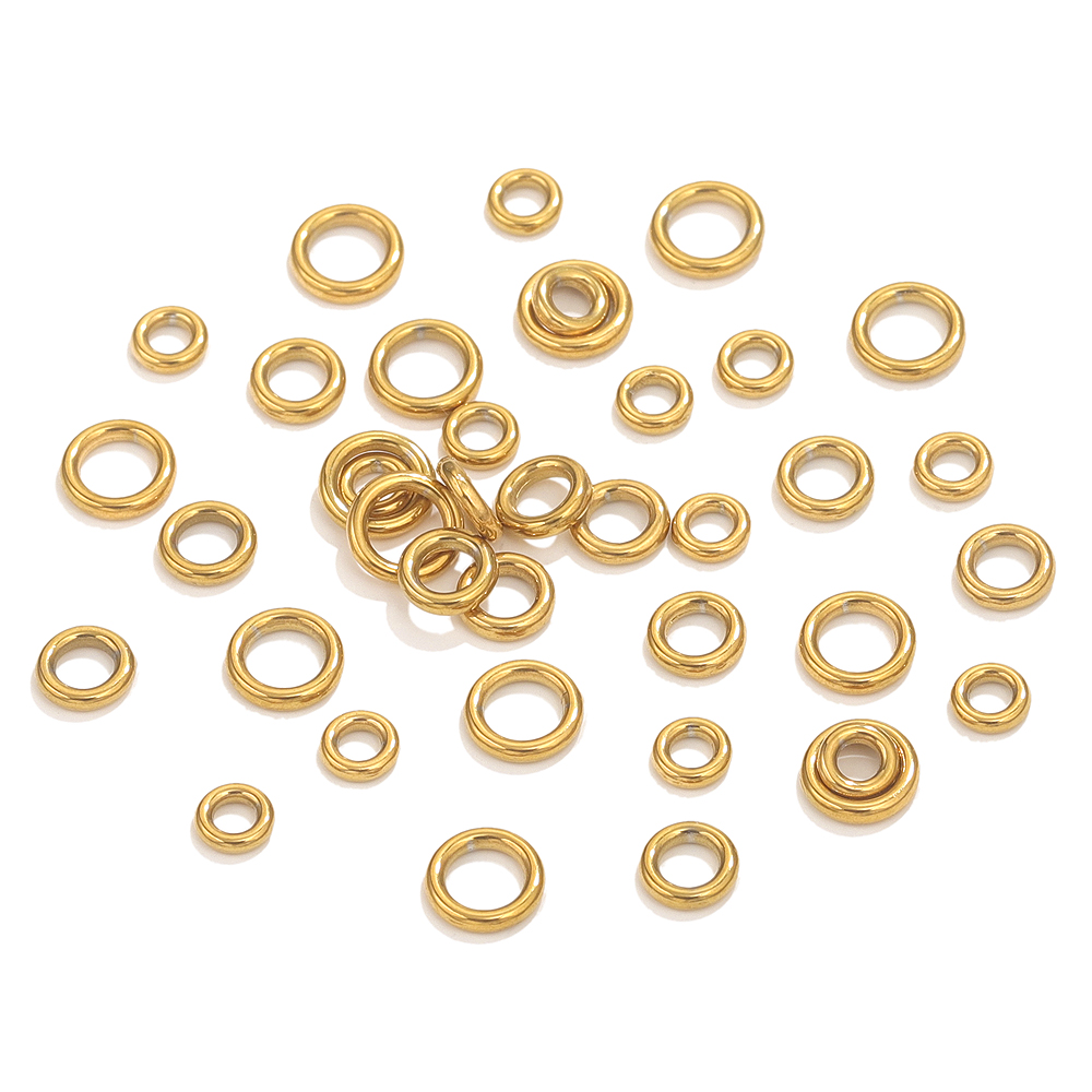 50 Uds. Anillo redondo de acer - Jewelry Making Yarn reseña y precio
