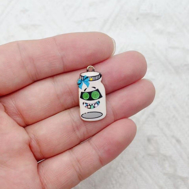 12 colgantes de botella impres - Jewelry Making Party reseña y precio