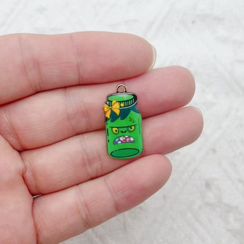 12 colgantes de botella impres - Jewelry Making Party reseña y precio