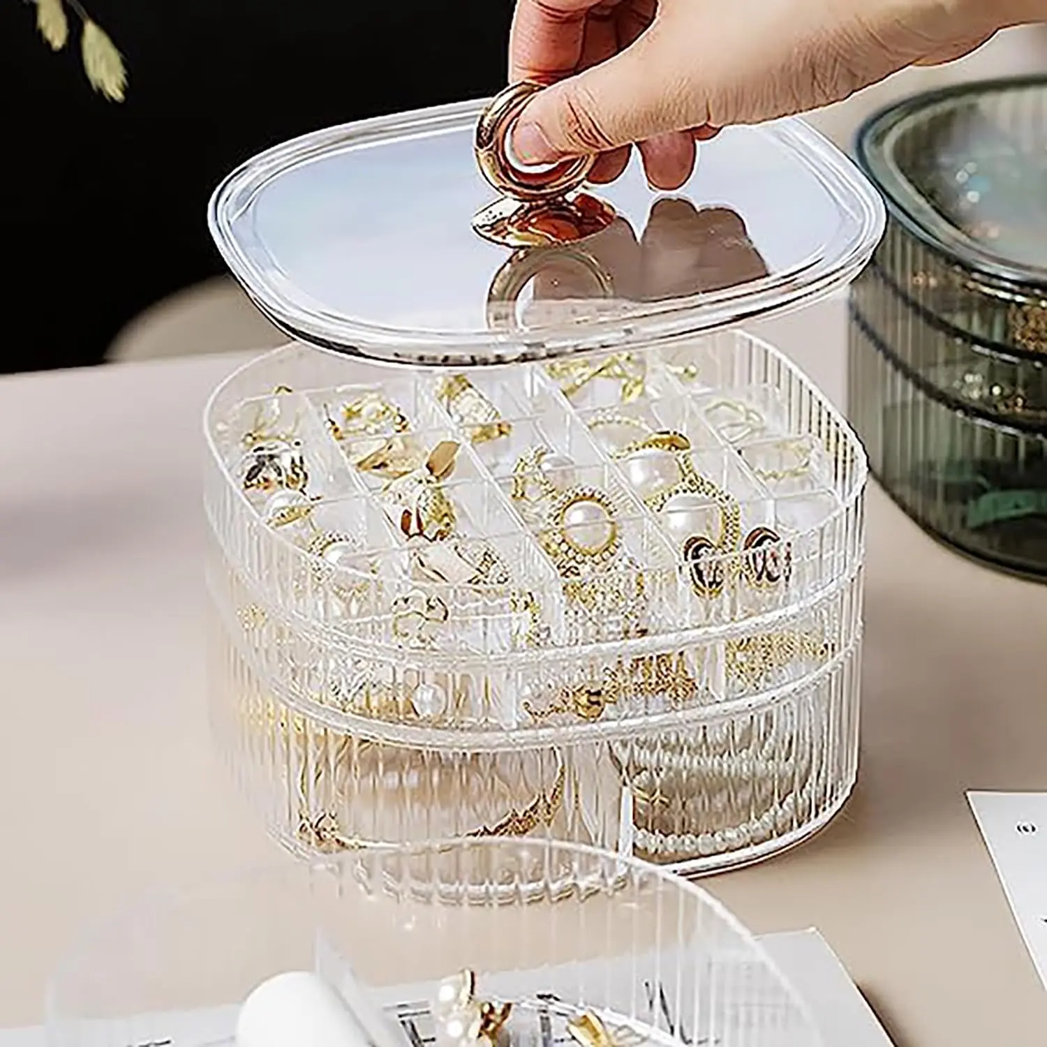 Caja de joyería, organizador d - Jewelry Making Organizer reseña y precio