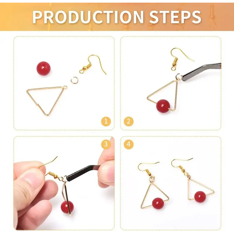 100/500 Uds DIY pendientes hal - Jewelry Making Factory reseña y precio