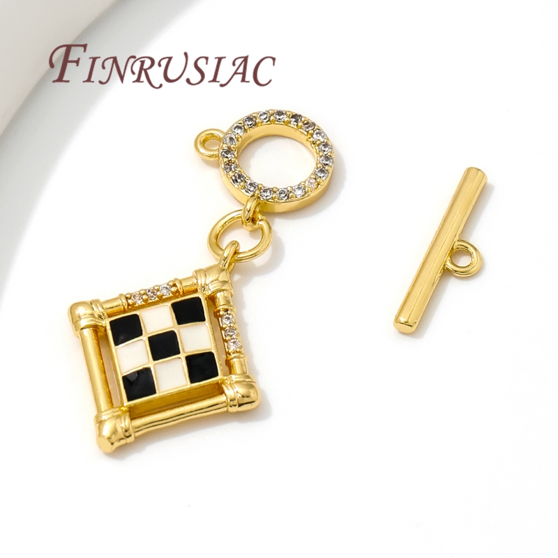 Cierres de palanca chapados en - Toggle Clasp Gold reseña y precio