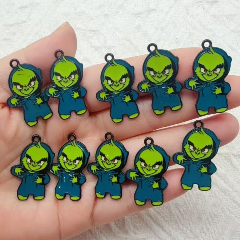 10 piezas de colgantes navideñ - Jewelry Making Factory reseña y precio